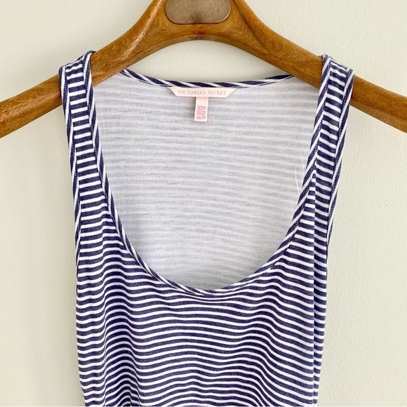 Victoria’s Secret Blue & White Stripe Maxi Dress Size XS - Picture 2 of 5